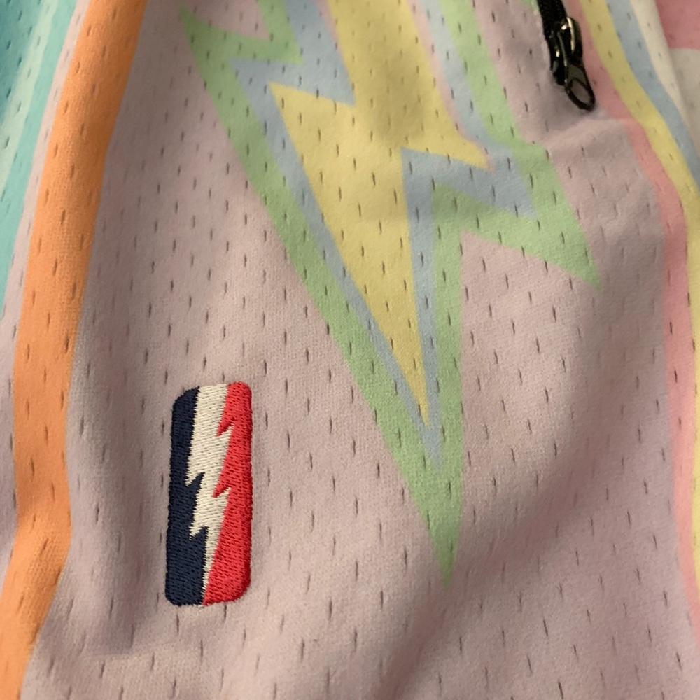 Trillest Shorts Multicolor Pastel Size Small Basketball Sports Outerwear Summer - Picture 4 of 7
